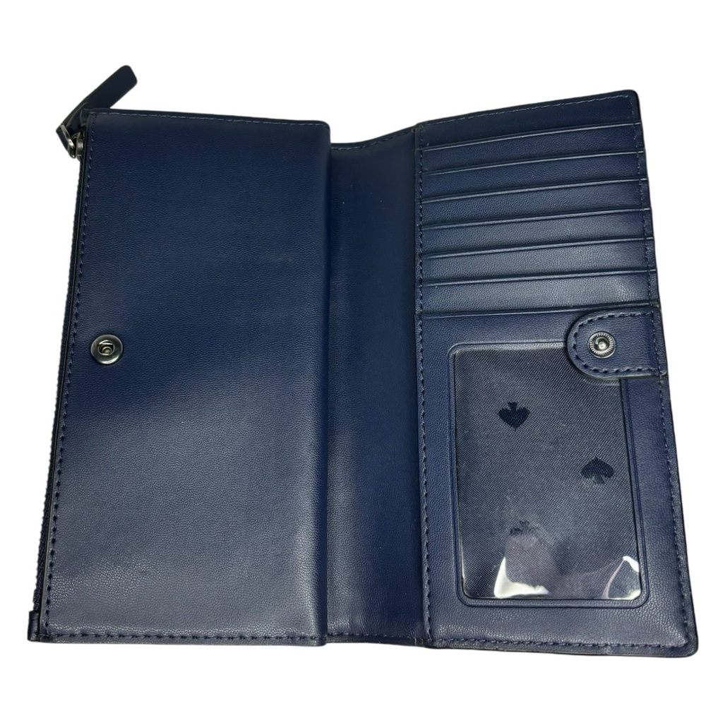 KATE SPADE BRAYLON WALLET PATTERSON DRIVE EMBELLISHED BLAZER BLUE - Picture 8 of 11